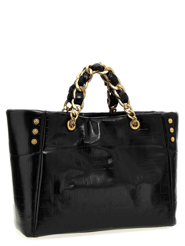 Balmain: Sacs à main online - Sac Cabas - Noir