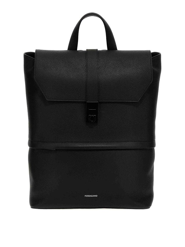 FERRAGAMO: backpacks - Leather Backpack