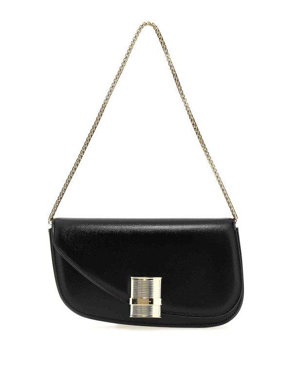 FERRAGAMO: Sacs bandoulière - Sac Bandoulière - Noir