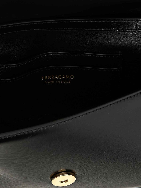 Sac Bandoulière - Noir shop online: FERRAGAMO