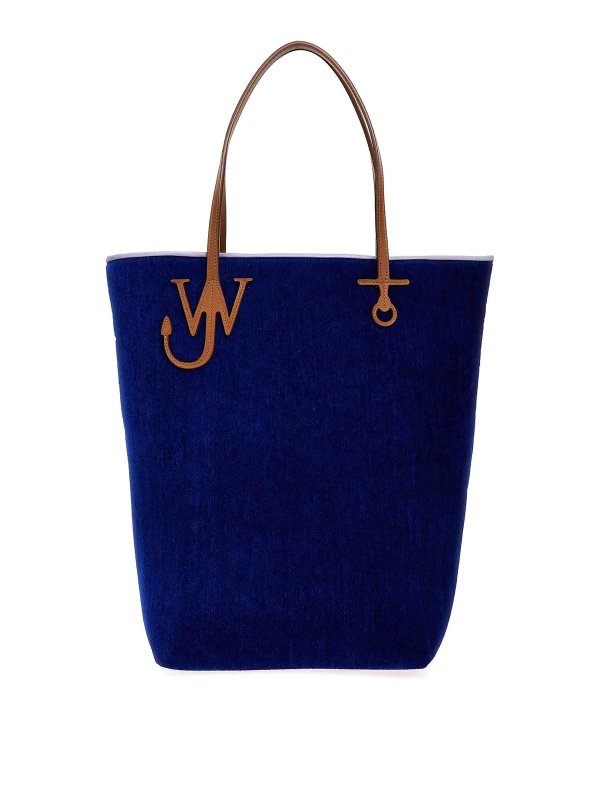 J.W. ANDERSON: Handtaschen - Shopper - Blau