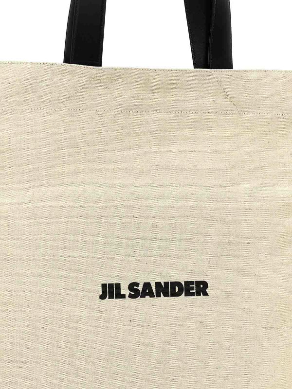 The Best Shops JIL SANDER: Handtaschen - Shopper - Weiß