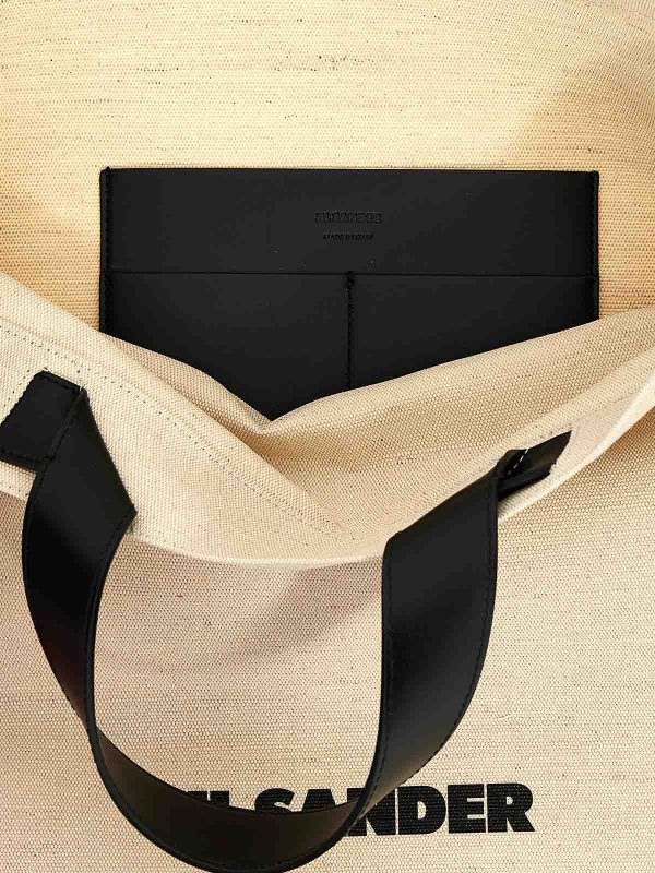 Sac Cabas - Blanc shop online: JIL SANDER