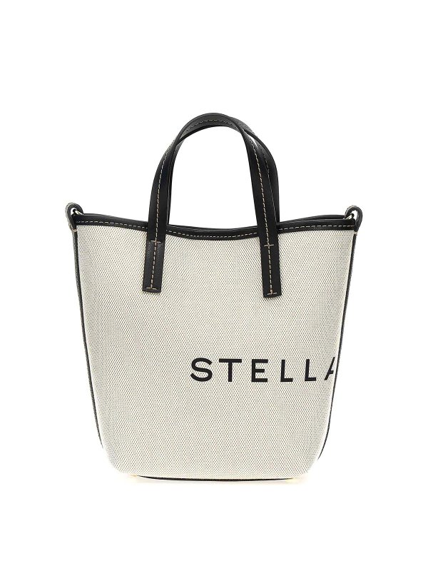 STELLA McCARTNEY: totes bags - Logo Shopping Bag