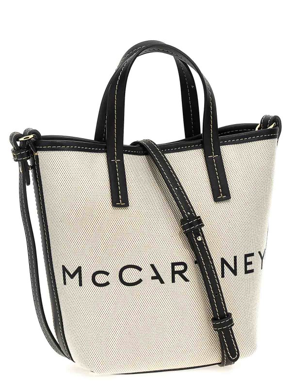 STELLA McCARTNEY: totes bags online - Logo Shopping Bag