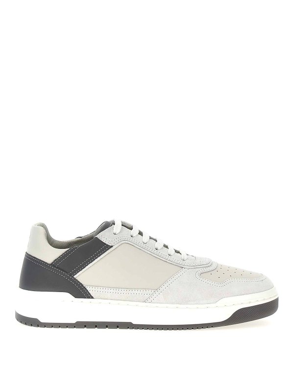 BRUNELLO CUCINELLI: Chaussures de sport - Baskets - Gris