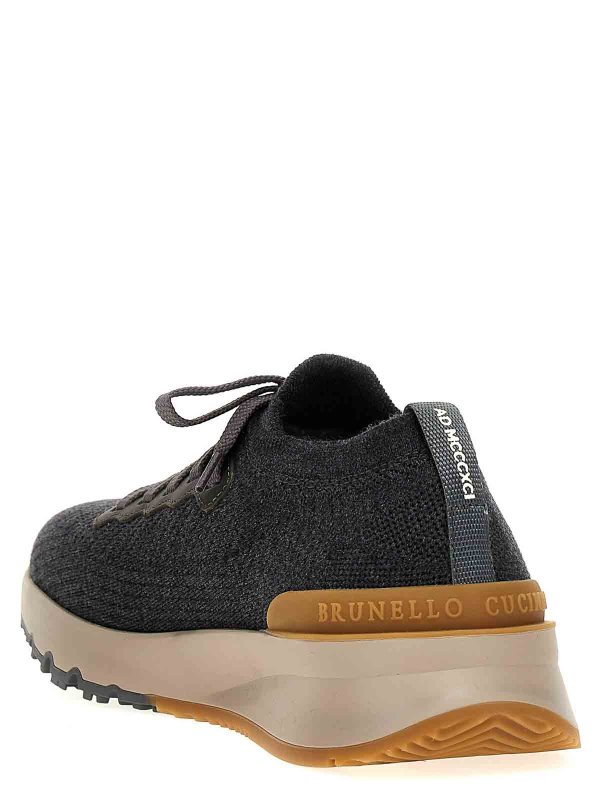 The Best Shops BRUNELLO CUCINELLI: Chaussures de sport - Baskets - Gris