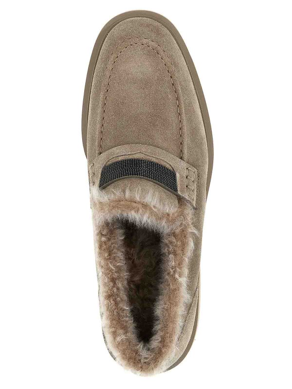 Suede Loafers shop online: BRUNELLO CUCINELLI