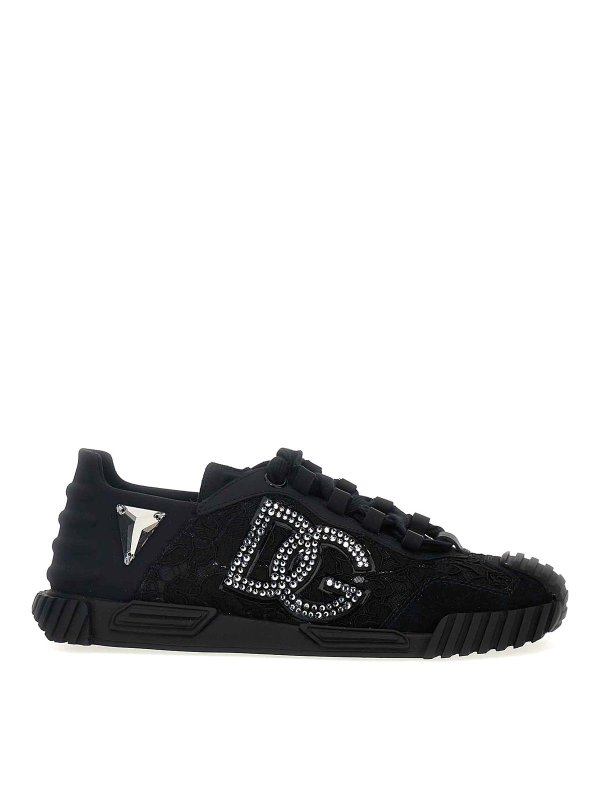 DOLCE & GABBANA: Chaussures de sport - Baskets - Noir