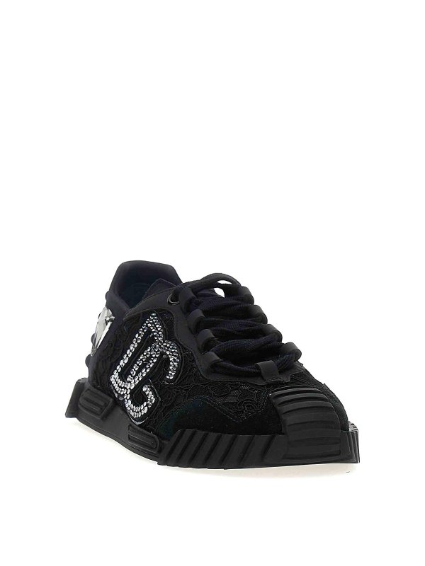 DOLCE & GABBANA: Chaussures de sport online - Baskets - Noir
