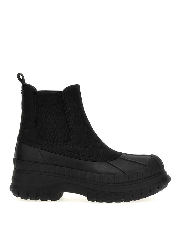 GANNI: ブーティー - ブーツ - 黒