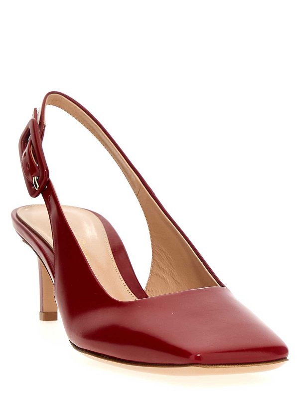 Gianvito Rossi: court shoes online - Ric Slingbacks