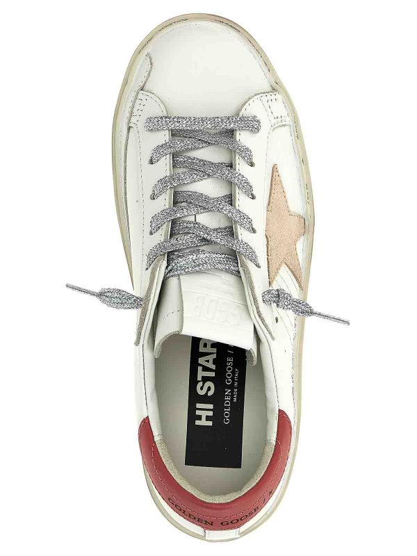 Baskets - Blanc shop online: GOLDEN GOOSE