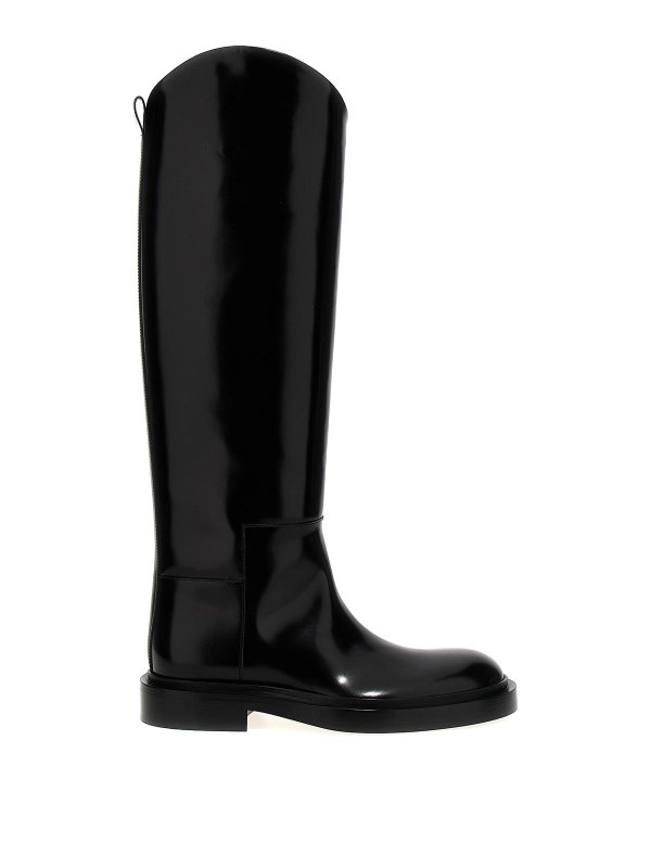 JIL SANDER: Bottes - Bottes - Noir
