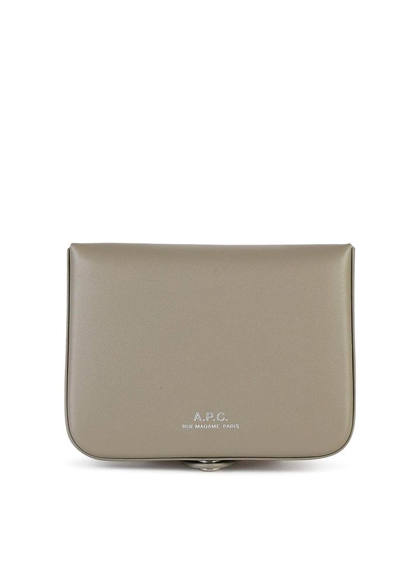 A.P.C.: Portemonnaies und Geldbörsen - Portemonnaie - Grün