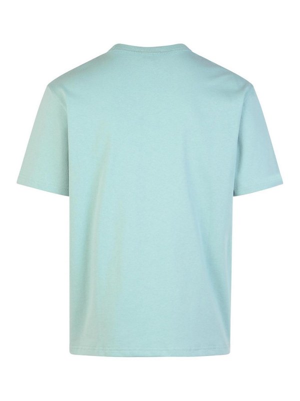 A.P.C.: t-shirts online - Boxy Musk Green Cotton T-Shirt