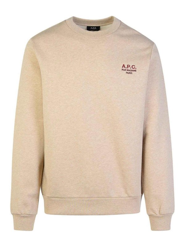A.P.C.: Sweatshirts und Pullover - Sweatshirt - Beige