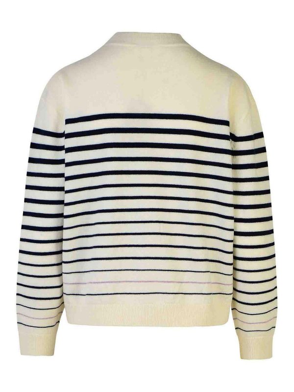 A.P.C.: Strickpullover mit Rundhalsausschnitt online - Rundhalspullover - Creme