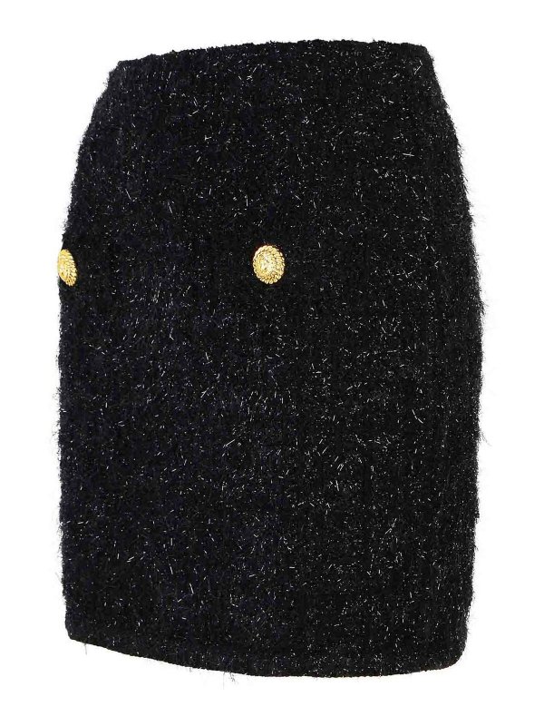 The Best Shops Balmain: Minifaldas - Minifalda - Negro