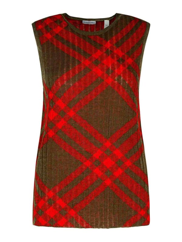 BURBERRY: Chalecos - Chaleco - Verde