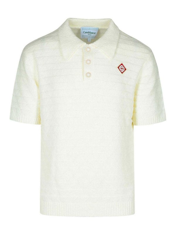 CASABLANCA: Polos - Polo - Blanco