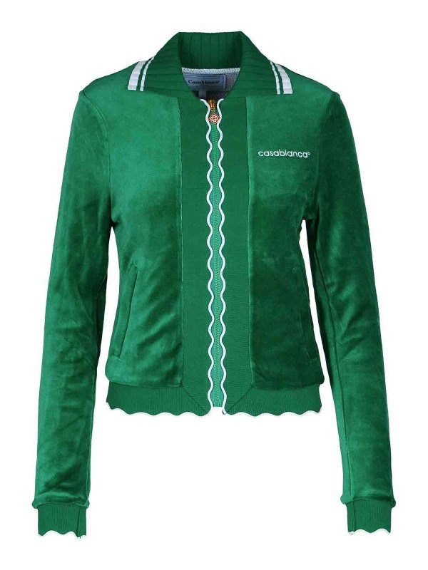 CASABLANCA: スウェット＆セーター - スウェットシャツ/セーター - 緑