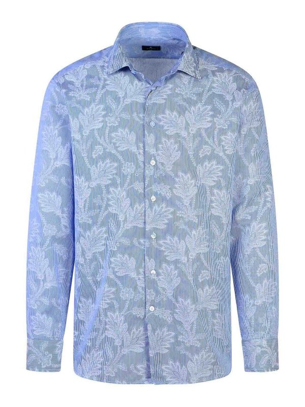 ETRO: Chemises - Chemise - Bleu Clair