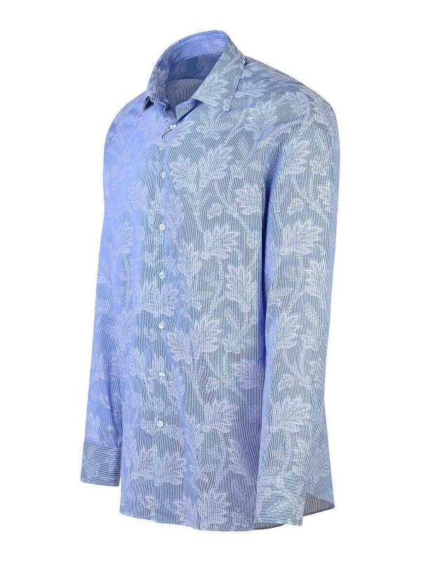 The Best Shops ETRO: Chemises - Chemise - Bleu Clair