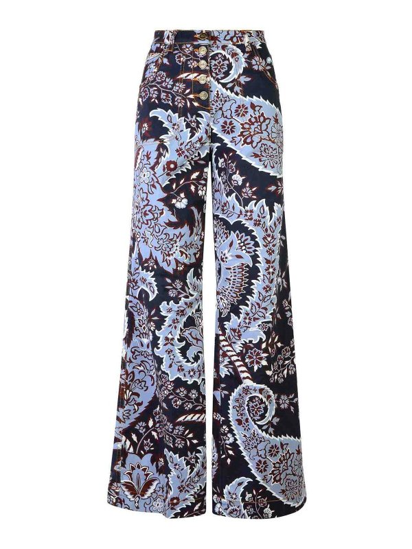 ETRO: Bootcut - Bootcut Jeans - Blau