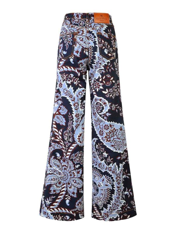 ETRO: Bootcut online - Bootcut Jeans - Blau