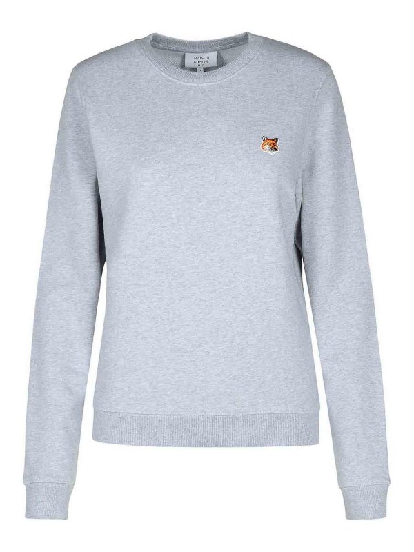 MAISON KITSUNÉ: Sudaderas y suéteres - Sudadera - Gris