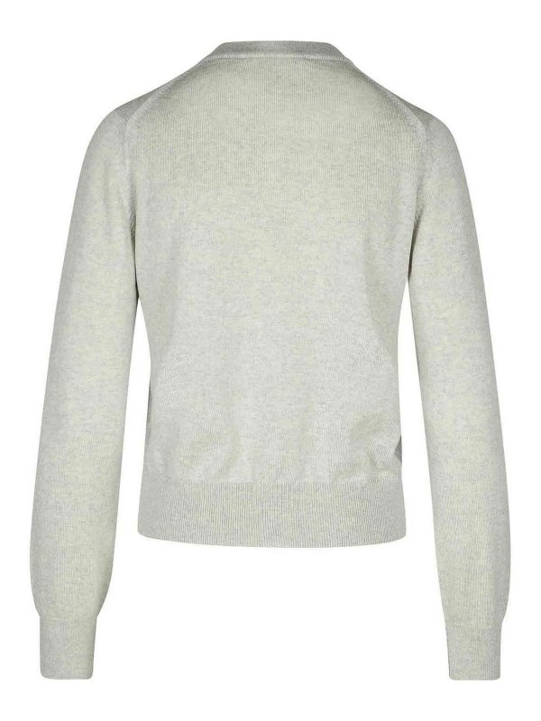 MAISON KITSUNÉ: Cárdigans online - Cárdigan - Gris