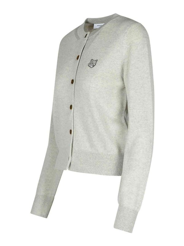 The Best Shops MAISON KITSUNÉ: Cárdigans - Cárdigan - Gris