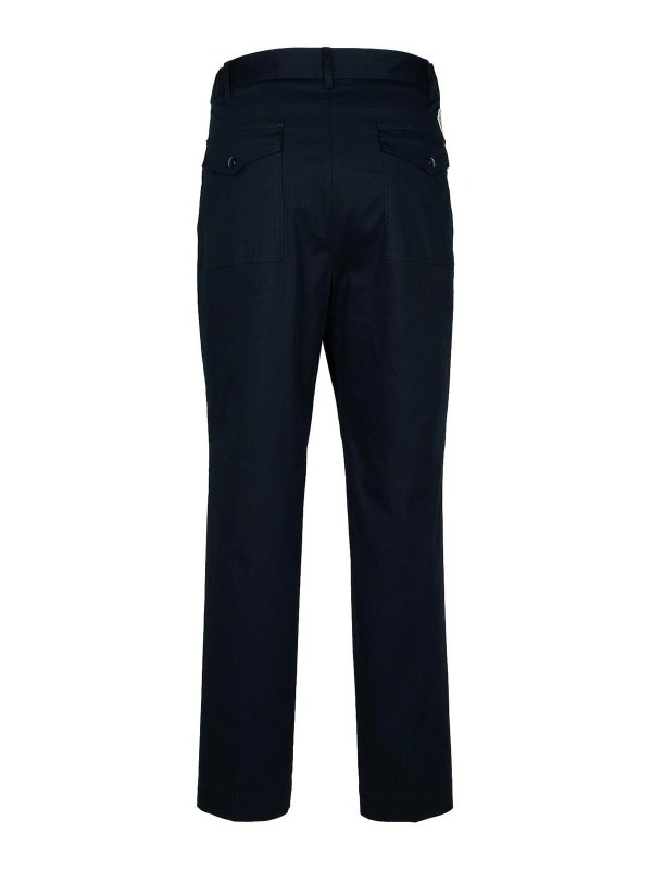 MONCLER: カジュアルトラウザー online - カジュアルパンツ - ダークブルー