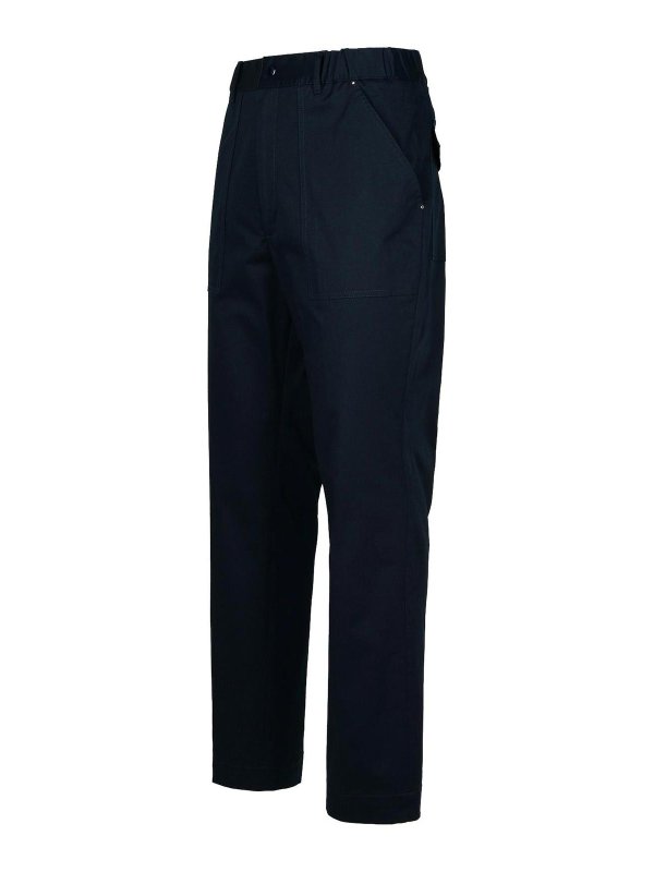 The Best Shops MONCLER: カジュアルトラウザー - カジュアルパンツ - ダークブルー