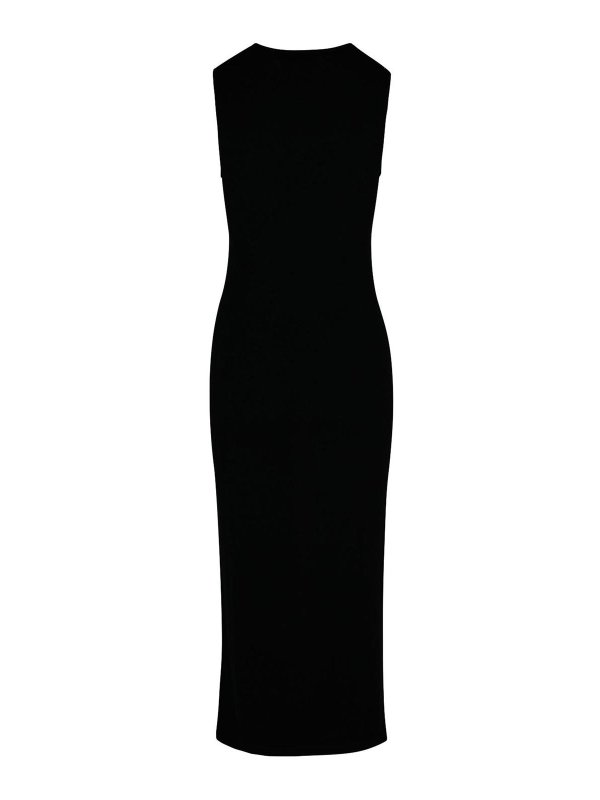 MOSCHINO: abiti lunghi online - Vestito  Bianco In Lana Vergine