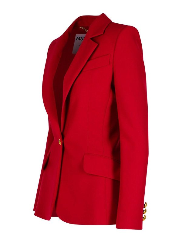 The Best Shops MOSCHINO: ブレザー - ブレザー - ダークレッド