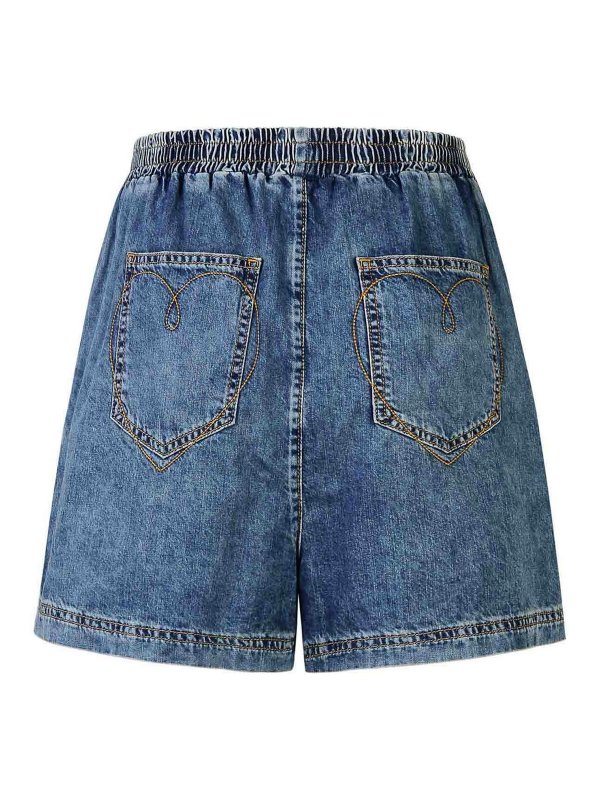 MOSCHINO JEANS: トラウザーショーツ online - ショートパンツ - ブルー
