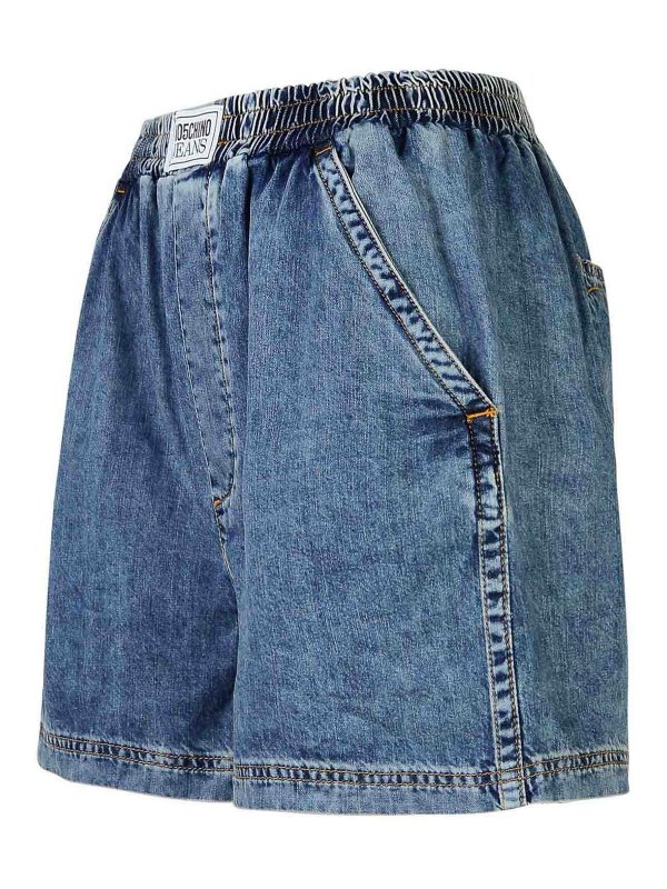 The Best Shops MOSCHINO JEANS: トラウザーショーツ - ショートパンツ - ブルー