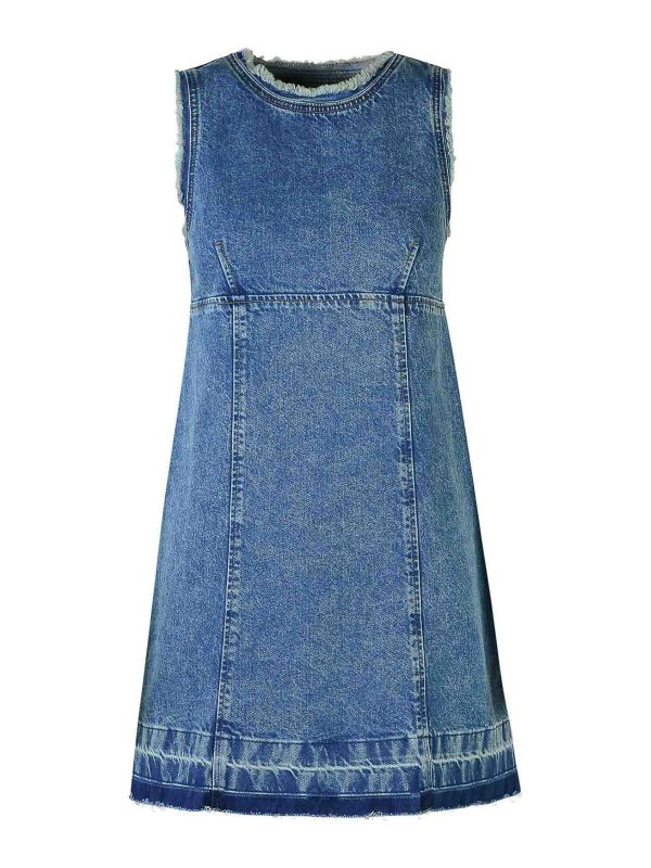 MOSCHINO JEANS: knee length dresses - Jeans Polyester Blend Dress