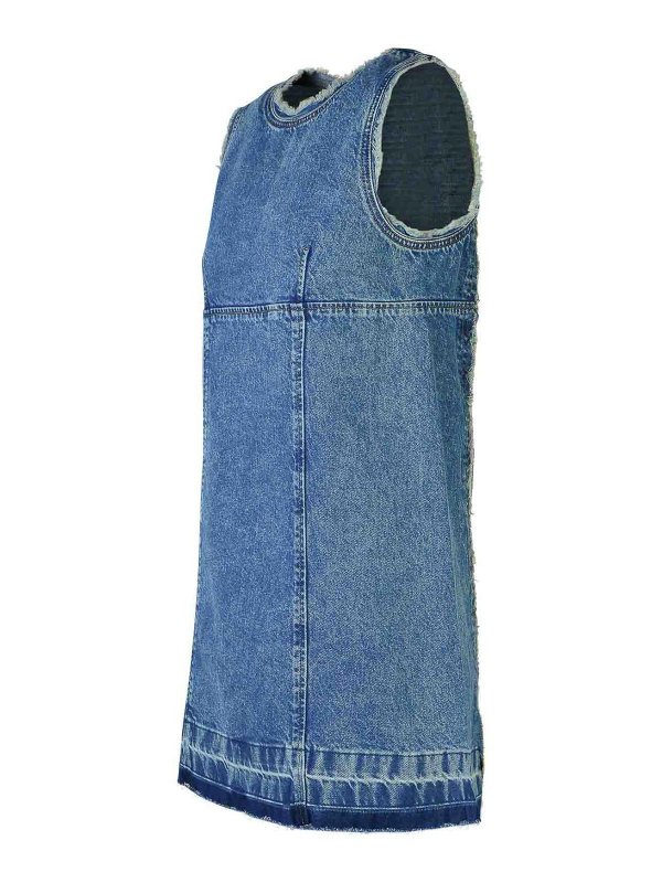 The Best Shops MOSCHINO JEANS: knee length dresses - Jeans Polyester Blend Dress