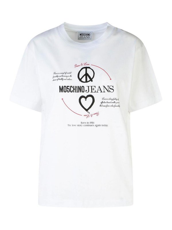 MOSCHINO JEANS: Camisetas - Camiseta - Blanco