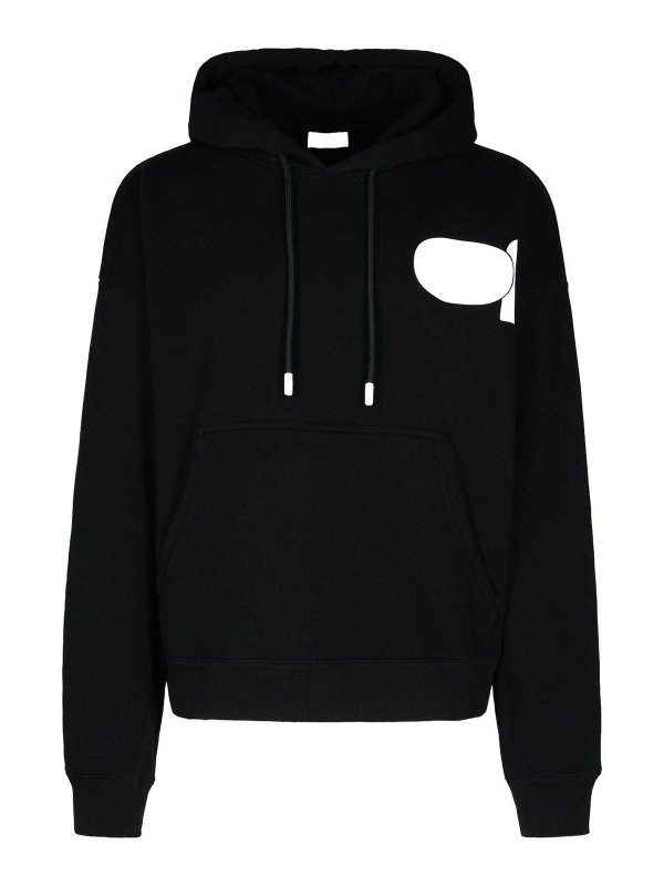 OFF-WHITE: スウェット＆セーター - スウェットシャツ/セーター - 黒