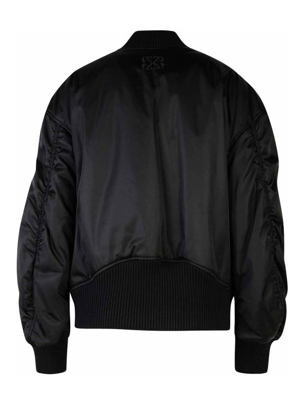 OFF-WHITE: ボンバージャケット online - ボンバージャケット - 黒