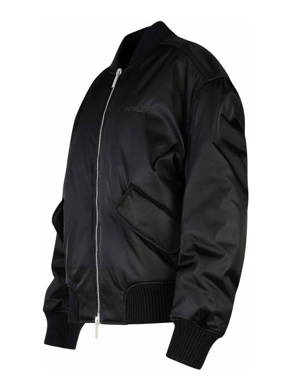 The Best Shops OFF-WHITE: ボンバージャケット - ボンバージャケット - 黒