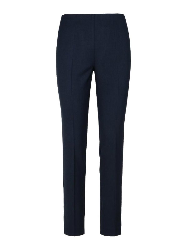 P.A.R.O.S.H.: pantaloni casual - Pantaloni Liliuxy in misto lana blu