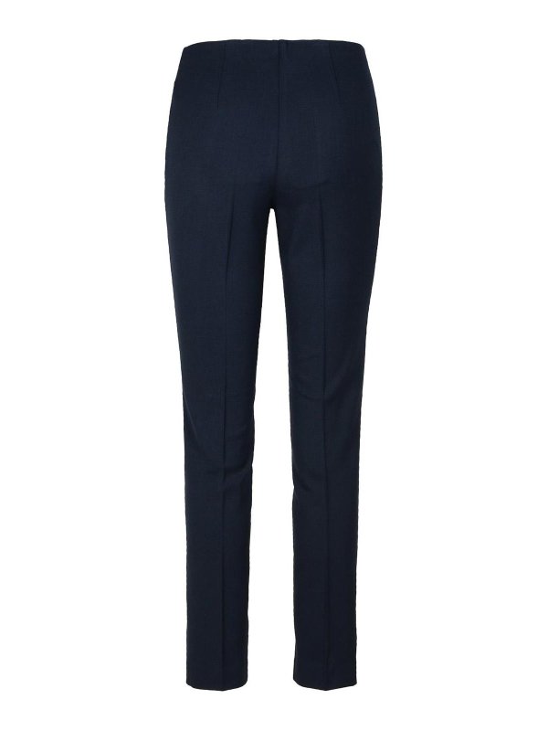 P.A.R.O.S.H.: pantaloni casual online - Pantaloni Liliuxy in misto lana blu
