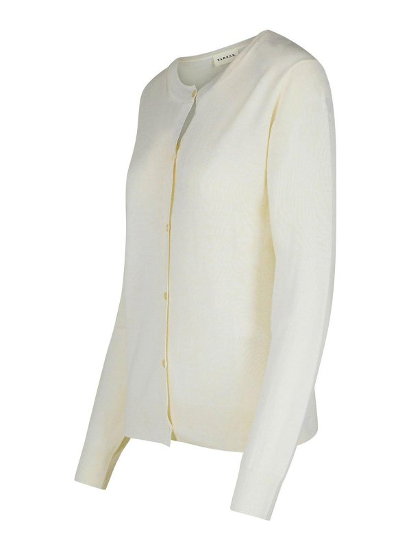 The Best Shops P.A.R.O.S.H.: Cardigans - Cardigan - Crème