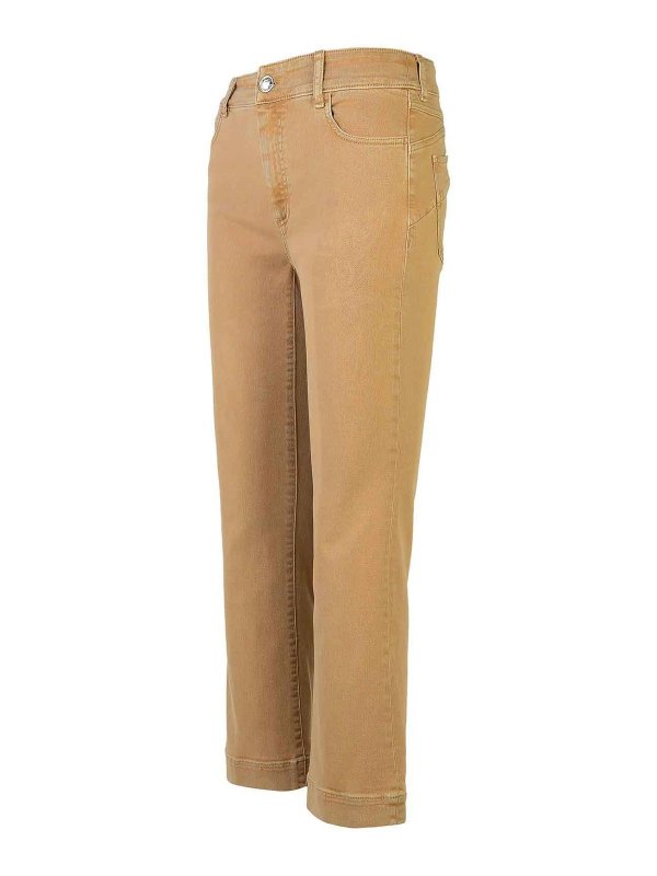 The Best Shops SPORTMAX: Bootcut - Bootcut Jeans - Beige