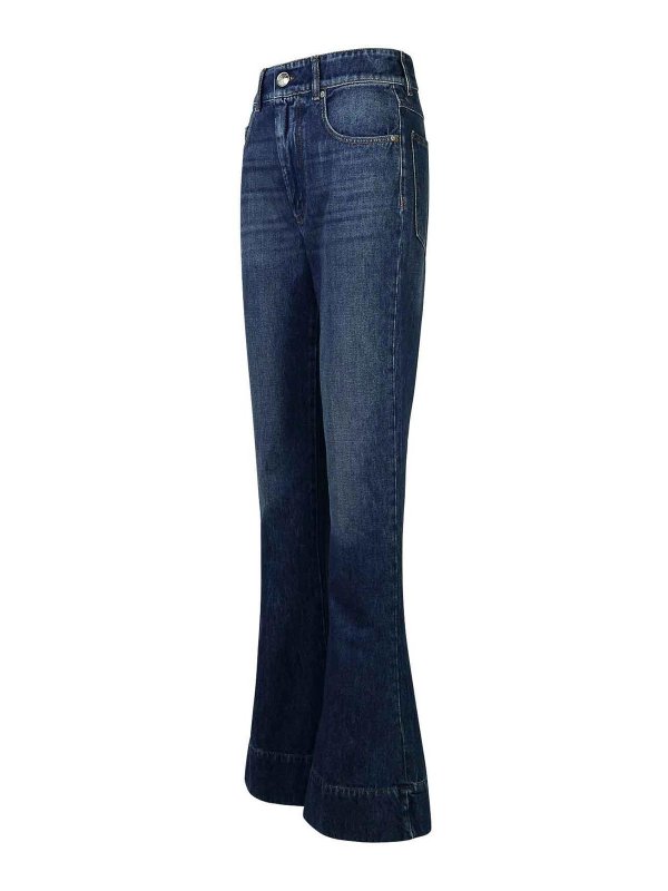 The Best Shops SPORTMAX: ベルボトムジーンズ - ブーツカットジーンズ - ブルー